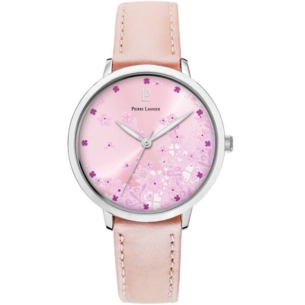 Montre Femme Pierre Lannier TALLIA-Argentée Cadran Rose