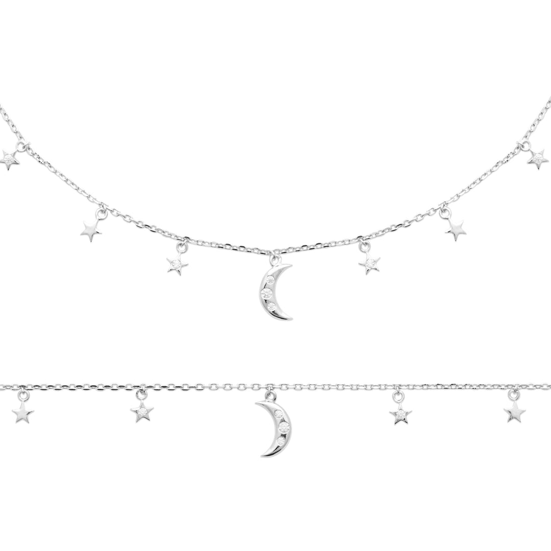 Collier CELESTIA ASTRA-Argent 925/000 &amp; Zirconium